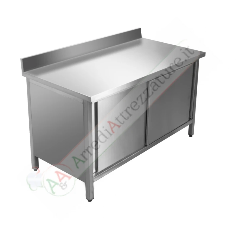 Tavolo Armadiato 2 Porte 130x60x90h 3 Tavolo Armadiato 2 Porte 130x60x90h