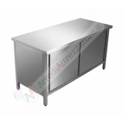Tavolo Armadiato Caldo 2 Porte 110x60x90h