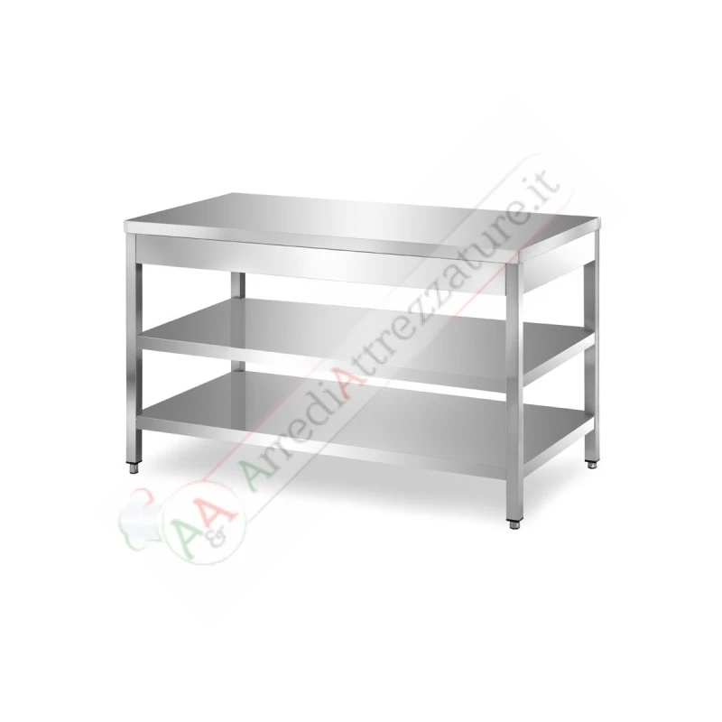 Tavolo Da Lavoro 2 Ripiani 170x70x90h 3 Tavolo Da Lavoro 2 Ripiani 170x70x90h