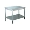 Tavolo Da Lavoro Inox Con Ripiano 1000x600x850(h) Mm
