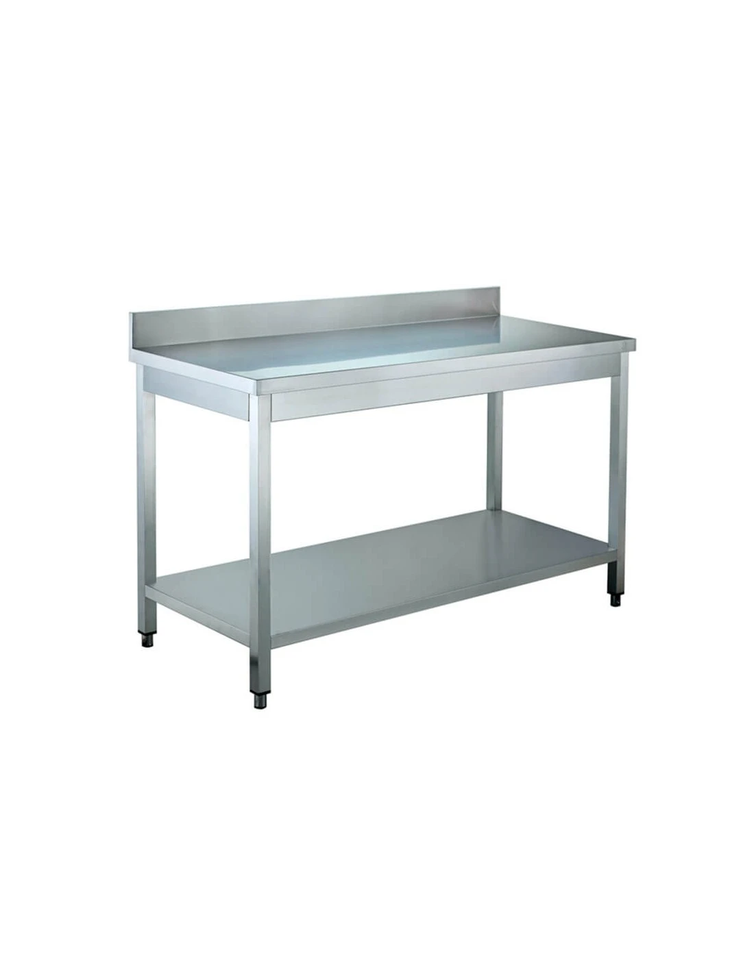 Tavolo Da Lavoro Inox Con Ripiano E Alzatina 1600x700x950(h) Mm 3 Tavolo Da Lavoro Inox Con Ripiano E Alzatina 1600x700x950(h) Mm