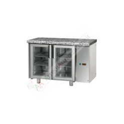 Tavolo Refrigerato 2 Porte In Vetro Predisposto Per Unità Frigorifera Remota -Vendite Arrediattrezzature tavolo refrigerato 2 porte in vetro predisposto per unita frigorifera remota 3