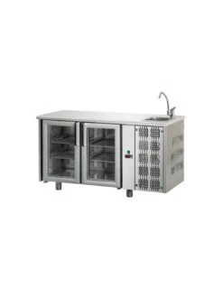 Tavolo Refrigerato 2 Porte In Vetro Serie 70 -Vendite Arrediattrezzature tavolo refrigerato 2 porte in vetro serie 70 2