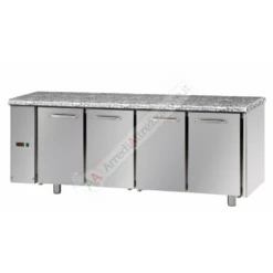 Tavolo Refrigerato 4 Porte Gruppo SX Predisposto Per Unità Frigorifera Remota -Vendite Arrediattrezzature tavolo refrigerato 4 porte gruppo sx predisposto per unita frigorifera remota 3