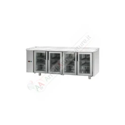 Tavolo Refrigerato 4 Porte In Vetro Gruppo SX Predisposto Per Unità Frigorifera Remota -Vendite Arrediattrezzature tavolo refrigerato 4 porte in vetro gruppo sx predisposto per unita frigorifera remota 2