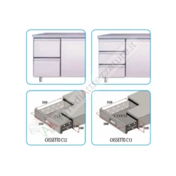 Tavolo Refrigerato 4 Porte Serie 70 -Vendite Arrediattrezzature tavolo refrigerato 4 porte serie 70 2