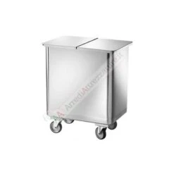 Tramoggia Su Ruote Con Divisore Interno