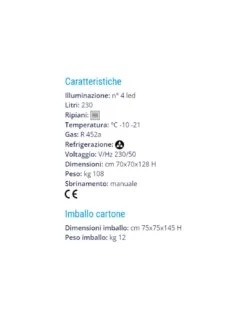 Vetrina Gelateria 230 BT -Vendite Arrediattrezzature vetrina gelateria 230 bt 3