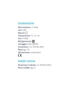 Vetrina Pasticceria 230-G -Vendite Arrediattrezzature vetrina pasticceria 230 g 3