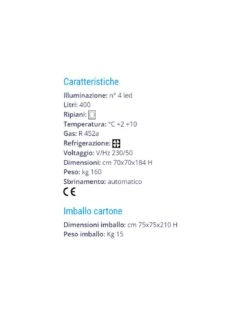 Vetrina Pasticceria 400-G -Vendite Arrediattrezzature vetrina pasticceria 400 g 3