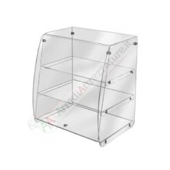 Vetrinetta Porta Brioches Neutra 3 Ripiani